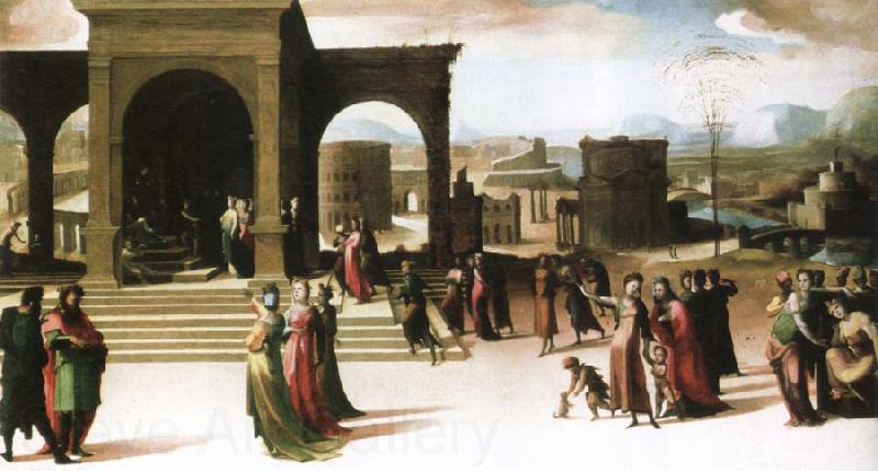Domenico Beccafumi the story of papirius Spain oil painting art